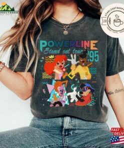 Max Goof Roxanne Goofy Powerline Stand Out Tour’95 Vintage Retro Shirt Movie Classic Unisex