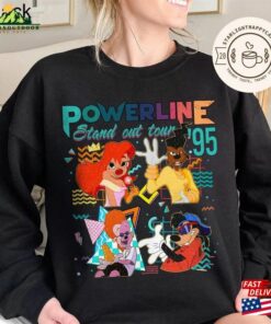 Max Goof Roxanne Goofy Powerline Stand Out Tour'95 Vintage Retro Shirt Movie Classic Unisex 2 Max Goof Roxanne Goofy Powerline Stand Out Tour95 Vintage Retro Shirt Movie Classic Unisex 3