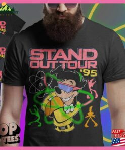 Max Powerline Stand Out Tour 90’S Goofy Movie Retro Unisex Tee T-Shirt