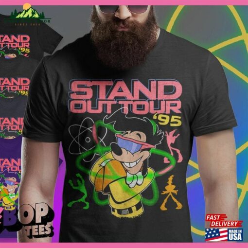 Max Powerline Stand Out Tour 90’S Goofy Movie Retro Unisex Tee T-Shirt