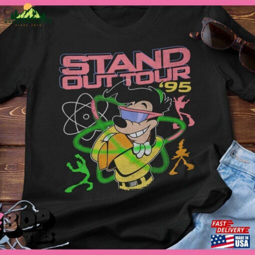 Max Powerline Stand Out Tour 90’S Goofy Movie Retro Unisex Tee T-Shirt