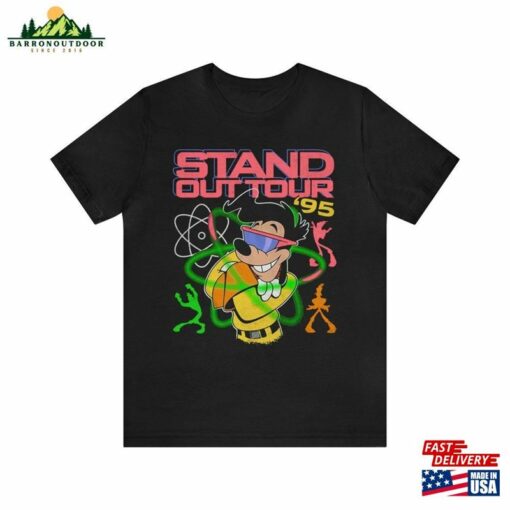 Max Powerline Stand Out Tour 90’S Goofy Movie Retro Unisex Tee T-Shirt