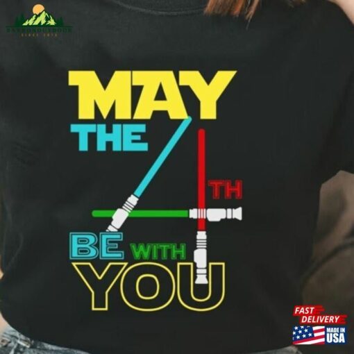 May The Fourth Be With You Shirts Star Wars Movie Family Vacation 4Th Vacay Mode Shirt Classic Sweatshirt