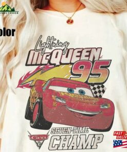 Mcqueen Comfort Colors Shirt Lightning Disney Cars Hoodie Classic
