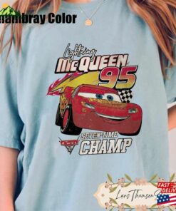 Mcqueen Comfort Colors Shirt Lightning Disney Cars Hoodie Classic 3