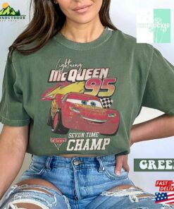 Mcqueen Comfort Colors Shirt Lightning Disney Cars Sweatshirt Hoodie 4