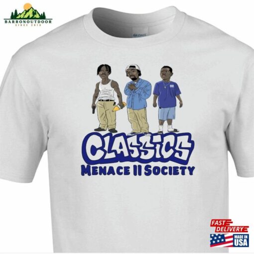 Menace Ii Society Movie Themed Custom T-Shirt Classic Series Unisex