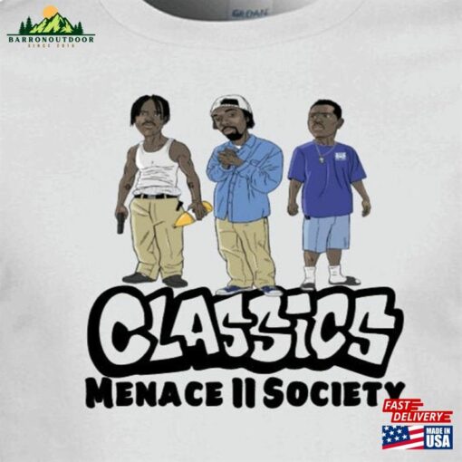 Menace Ii Society Movie Themed Custom T-Shirt Classic Series Unisex