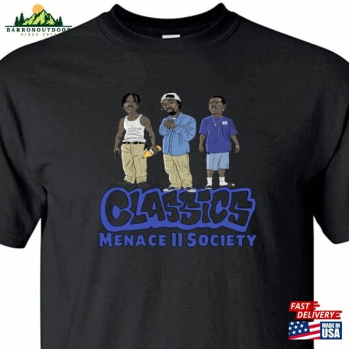 Menace Ii Society Movie Themed Custom T-Shirt Classic Series Unisex