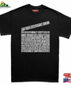 Mens Movie Film Director Legends Clapperboard Tribute T-Shirt Unisex