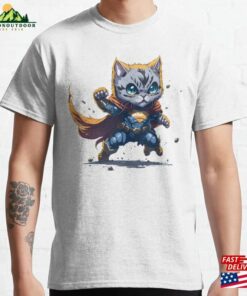 Meow Planet Superhero Classic T-Shirt Hoodie