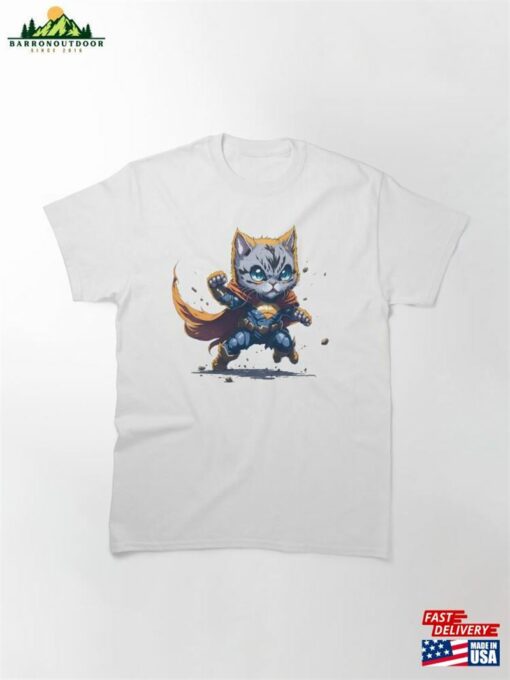 Meow Planet Superhero Classic T-Shirt Hoodie