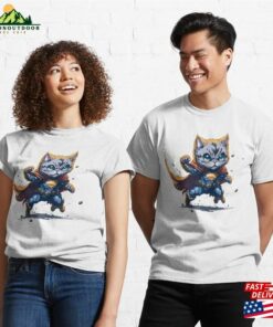 Meow Planet Superhero Classic T Shirt Hoodie 3