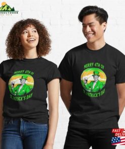 Merry 4Th Of St Patrick’s Day Joe Biden Leprechaun Classic T-Shirt Hoodie