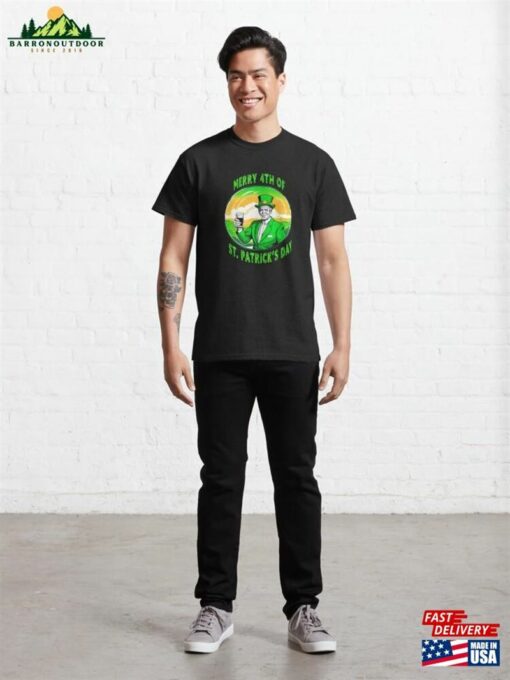 Merry 4Th Of St Patrick’s Day Joe Biden Leprechaun Classic T-Shirt Hoodie