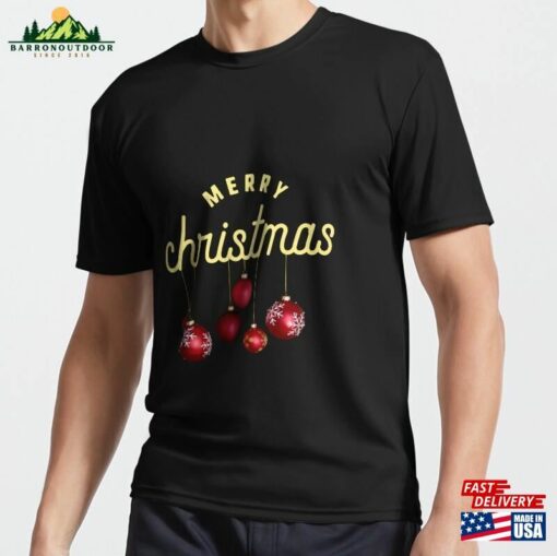 Merry Christmas Active T-Shirt Hoodie