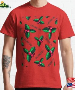 Merry Christmas Berries Pattern T-Shirt Sweatshirt