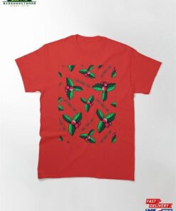 Merry Christmas Berries Pattern Unisex Classic