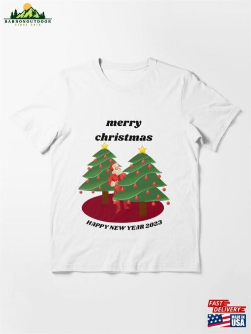 Merry Christmas Happy New Year 2023 Essential T-Shirt Classic