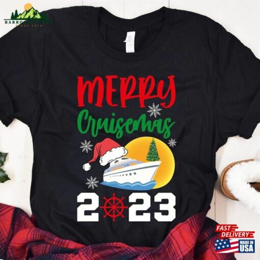 Merry Cruisemas Family Christmas 2023 Shirts Cruisin Crew T-Shirt Cruise Ship Vacation Hoodie Sweatshirt