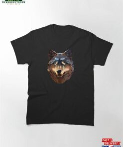 Metallic Cyber Wolf Classic T-Shirt Hoodie