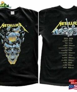 Metallica Band Thrash Metal Tour 2023 2024 Shirt Vintage Unisex Classic
