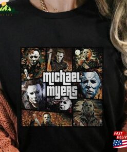 Michael Myers Shirt Vintage Halloween Horror Character Sweatshirt Quotes Unisex