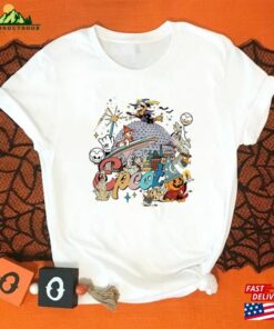 Mickey And Friends Skeleton Halloween Shirt Vintage Party T-Shirt Hoodie
