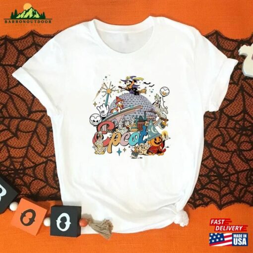 Mickey And Friends Skeleton Halloween Shirt Vintage Party T-Shirt Hoodie