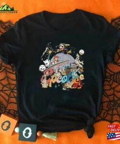 Mickey And Friends Skeleton Halloween Shirt Vintage Party T-Shirt Hoodie