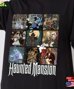 Mickey Friends Haunted Mansion Halloween Shirt 2023 Disneyland Party Hoodie Sweatshirt