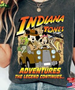 Mickey Minnie Disney Indiana Jones Shirt 2023 Ride Adventure Unisex Sweatshirt