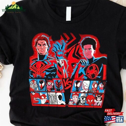 Miguel O’Hara Vs Miles Morales X Street Fighter Game Shirt Spiderman T-Shirt Hoodie