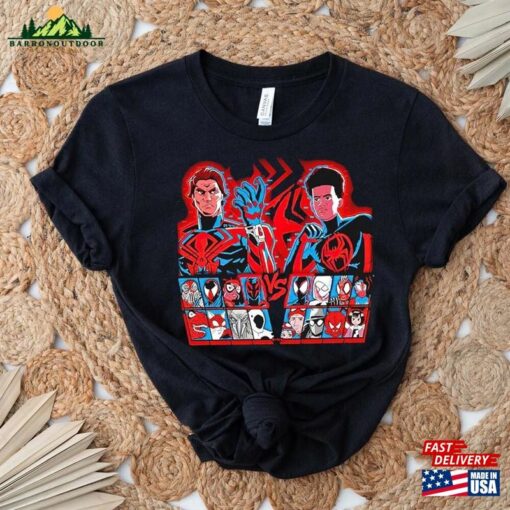 Miguel O’Hara Vs Miles Morales X Street Fighter Game Shirt Spiderman T-Shirt Hoodie