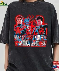 Miguel O'Hara Vs Miles Morales X Street Fighter Game Shirt Spiderman T Shirt Hoodie 3