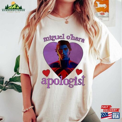 Miguel O Hara Apologist Shirt Across The Spiderverse 2023 Unisex Classic