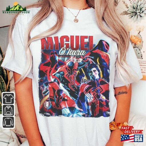 Miguel O’hara Movie Shirt Spiderman Across The Spider Classic Unisex