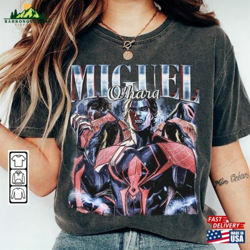 Miguel O’hara Movie Shirt Spiderman Across The Spider T-Shirt Classic