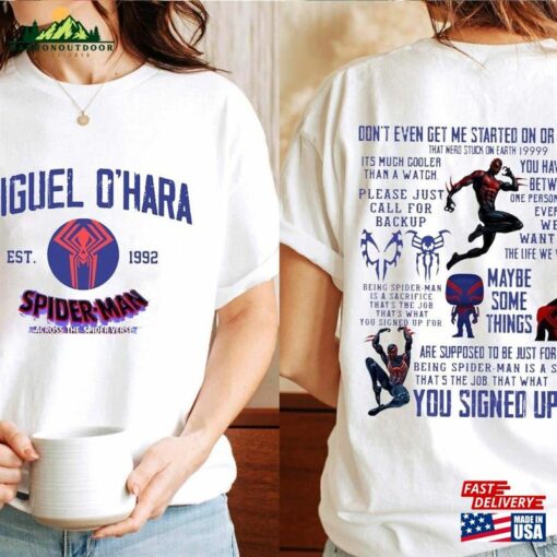 Miguel O’hara Shirt Retro Spider Punk Unisex T-Shirt