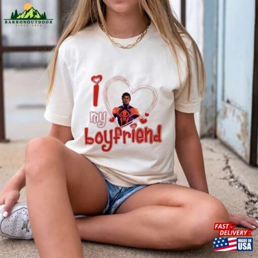 Miguel Spiderman I Love My Boyfriend Shirt Across The Spider Verse O Hara Man 2099 T-Shirt Sweatshirt