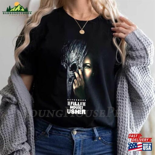 Mike Flanagan’S The Fall Of House Usher T-Shirt On Netflix Black Classic Unisex