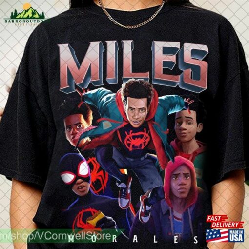 Miles Morales 90S Vintage Shirt Tee Hoodie T-Shirt