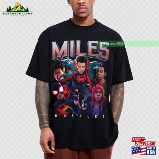 Miles Morales 90S Vintage Shirt Tee Hoodie T-Shirt