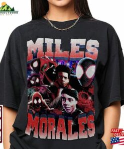 Miles Morales 90S Vintage Shirt Tee T-Shirt Classic Miles Morales 90S Vintage Shirt Tee T-Shirt Classic