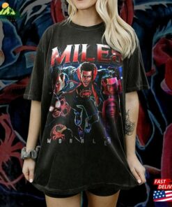 Miles Morales 90S Vintage Tees T-Shirt Spider Classic Unisex Miles Morales 90S Vintage Tees T-Shirt Spider Classic Unisex