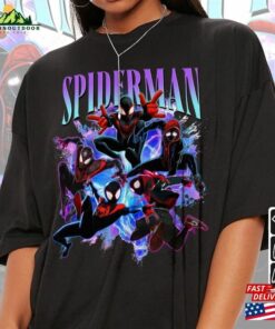 Miles Morales Movie Shirt K12 Spiderman 2023 Across The Spider Verse Sweatshirt Hoodie T Shirt 3