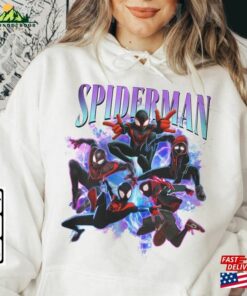 Miles Morales Movie Shirt K12 Spiderman 2023 Across The Spider Verse Sweatshirt Hoodie T Shirt 4
