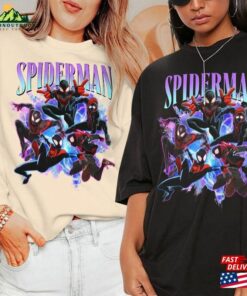 Miles Morales Movie Shirt K12 Spiderman 2023 Across The Spider Verse Sweatshirt T-Shirt Miles Morales Movie Shirt K12 Spiderman 2023 Across The Spider Verse Sweatshirt T-Shirt