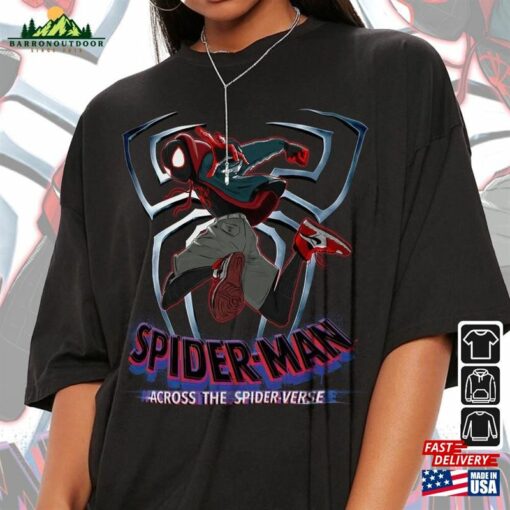 Miles Morales Movie Shirt K15 Spiderman 2023 Across The Spider Verse Sweatshirt Unisex Classic