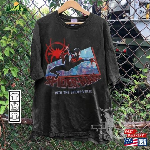 Miles Morales Movie Shirt K18 Spiderman 2023 Across The Spider Verse Sweatshirt Hoodie